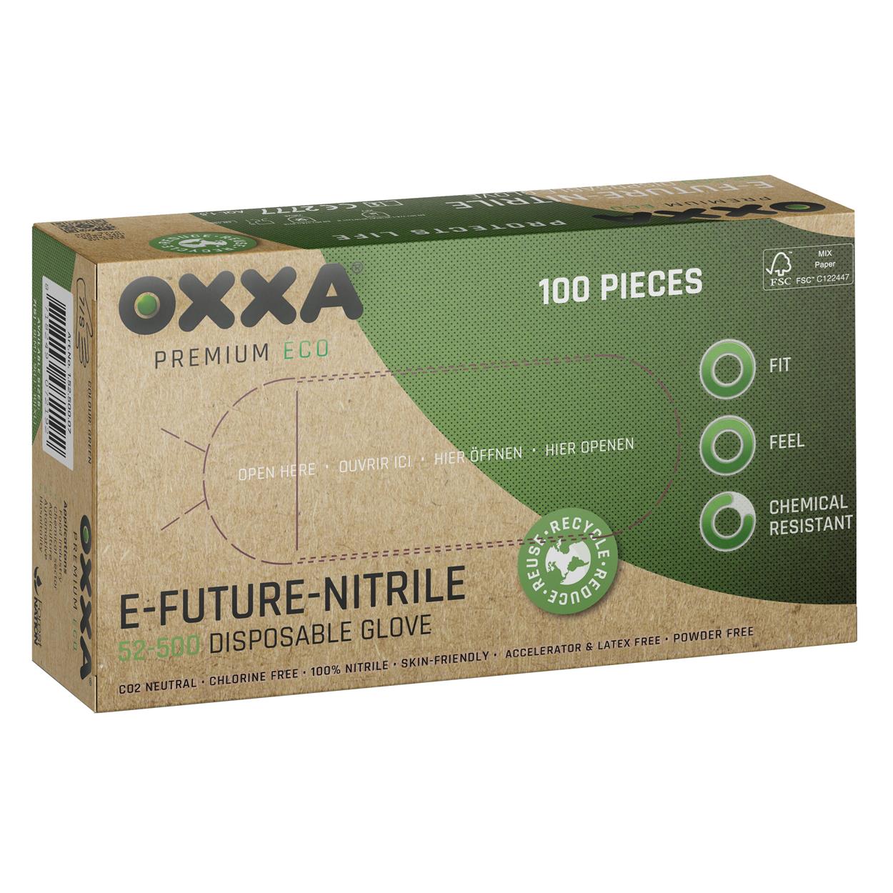 OXXA E - Future - Nitrile 52 - 500 handschoen - Veiligheidexperts.nl - Veiligheidexperts.nl - "8718249072192"