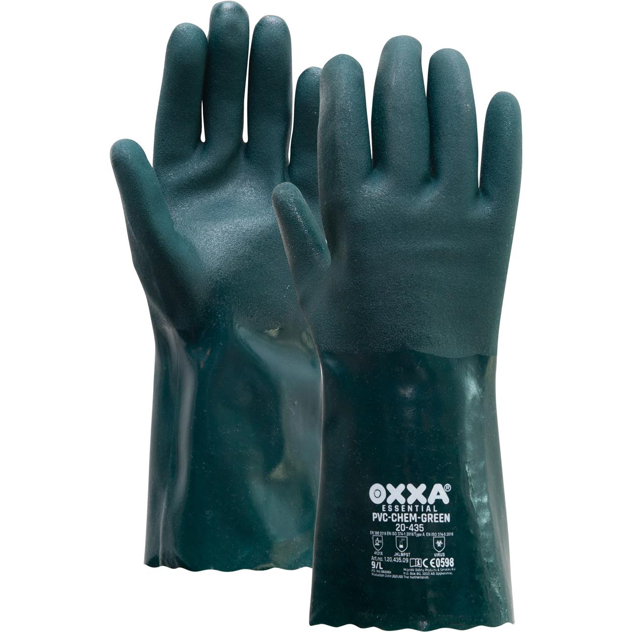 OXXA PVC - Chem - Green 20 - 435 handschoen - Veiligheidexperts.nl - OXXA Essential - "8718249006876"