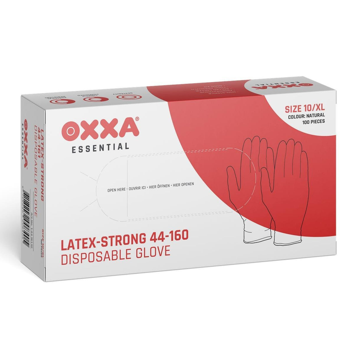 OXXA Latex - Strong 44 - 160 handschoen - Veiligheidexperts.nl - OXXA Essential - "8718249008320"